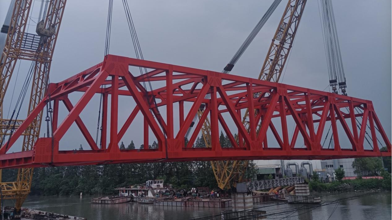 金格建科鋼結(jié)構(gòu)橋梁工程建設(shè)取得歷史性新突破！
